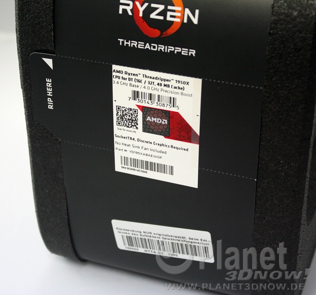Unboxing AMD Ryzen Threadripper 1950X