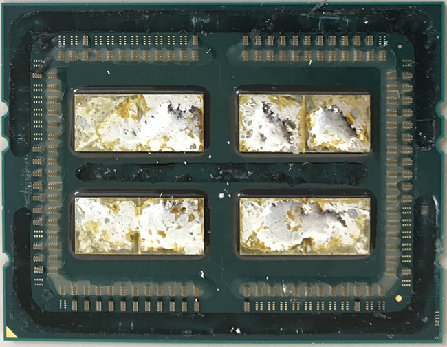AMD Ryzen Threadripper ohne Heatspreader, Foto by der8auer