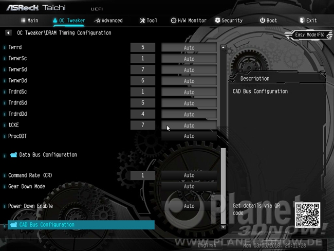 ASRock X399 Taichi: BIOS