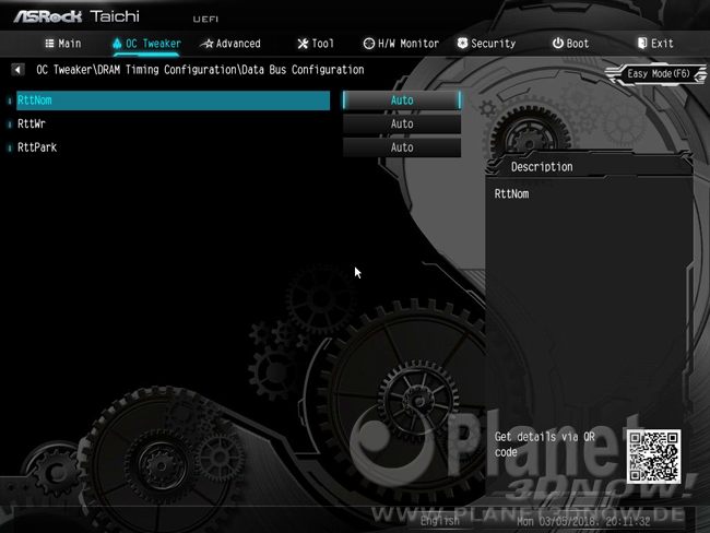 ASRock X399 Taichi: BIOS