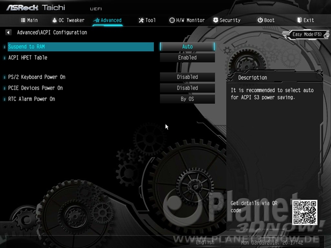 ASRock X399 Taichi: BIOS