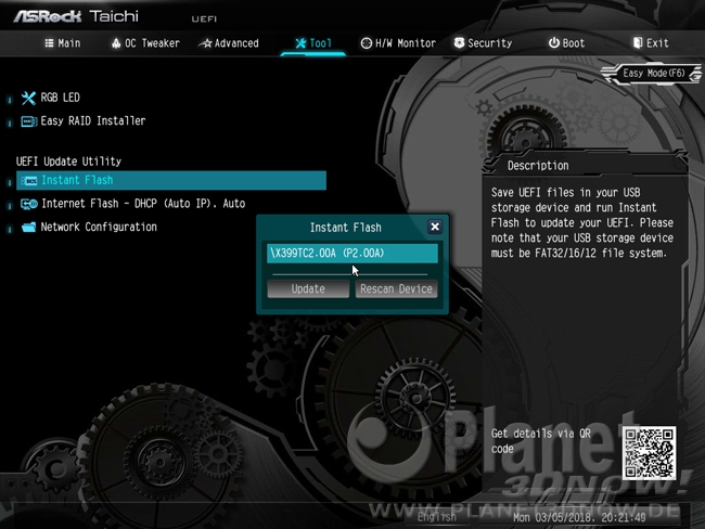 ASRock X399 Taichi: BIOS