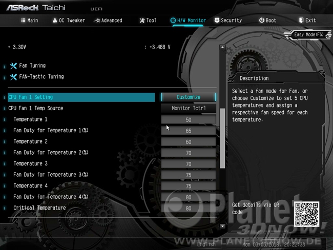 ASRock X399 Taichi: BIOS