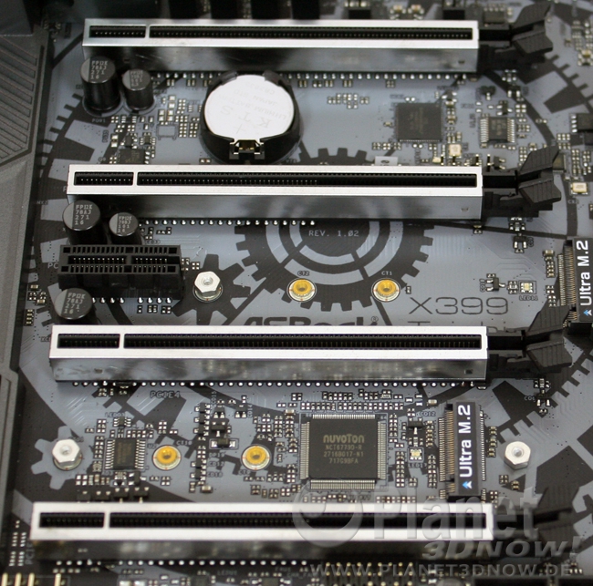 ASRock X399 Taichi: Layout