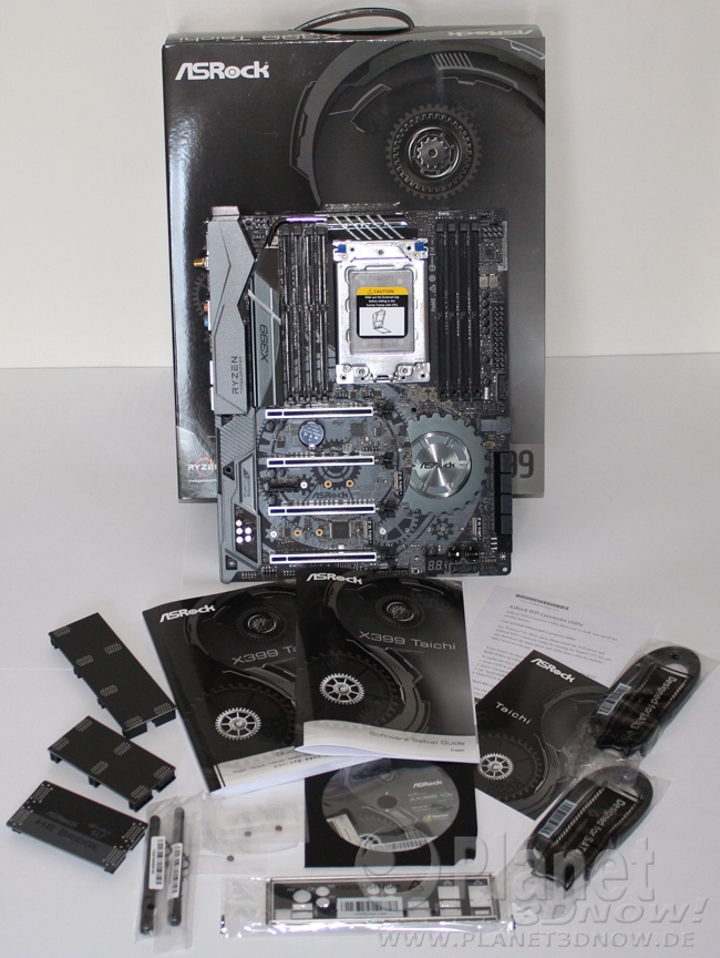 ASRock X399 Taichi: Lieferumfang