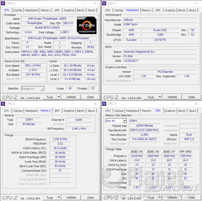 ASRock X399 Taichi: Overclocking - Referenztakt