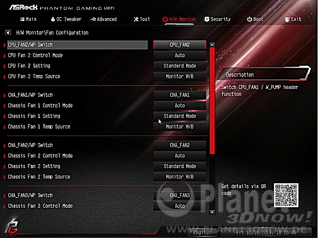 ASRock X570 Phantom Gaming X: Lüftersteuerung