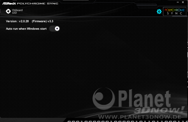 ASRock X570 Phantom Gaming X: Software - ASRock Polychrome SYNC