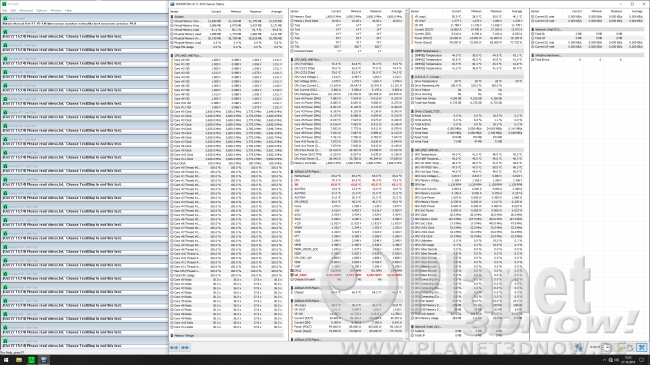 ASRock X570 Phantom Gaming X: Taktraten in Prime95