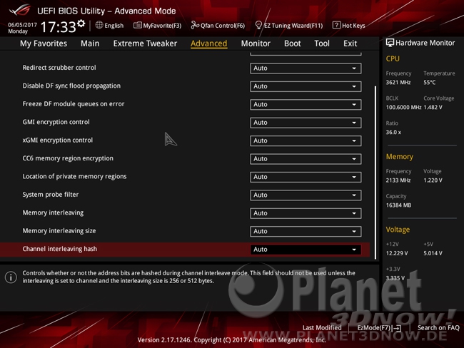 ASUS Crosshair VI Hero: BIOS