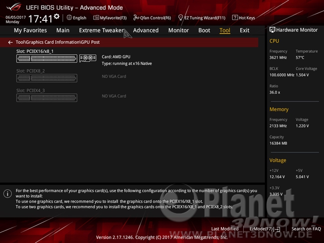 ASUS Crosshair VI Hero: BIOS