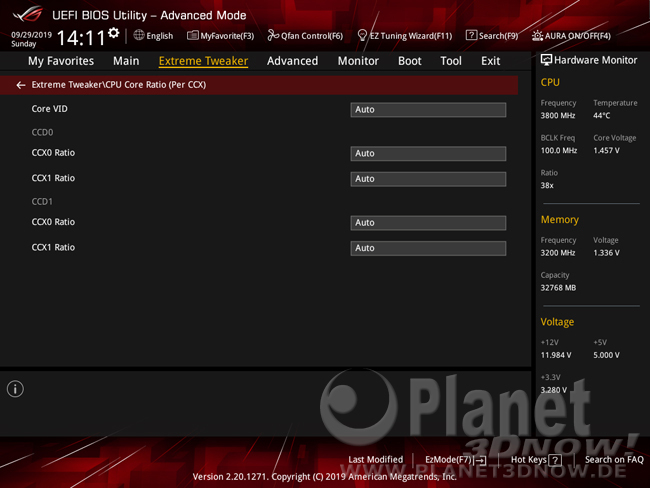 ASUS Crosshair VIII Hero (Wi-Fi): BIOS