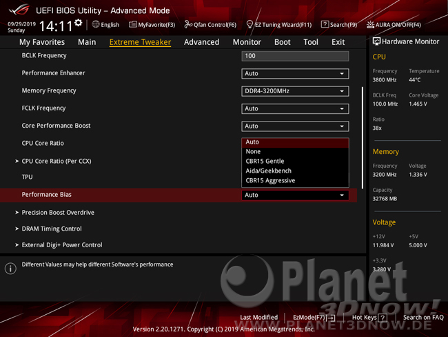 ASUS Crosshair VIII Hero (Wi-Fi): BIOS