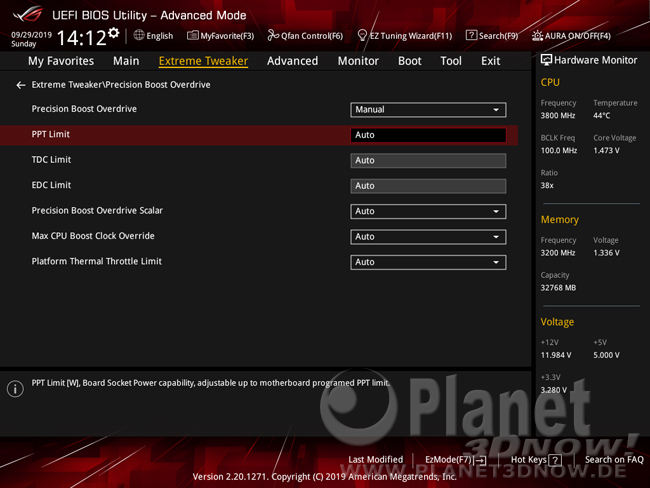 ASUS Crosshair VIII Hero (Wi-Fi): BIOS