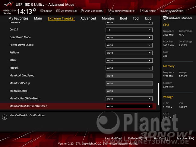 ASUS Crosshair VIII Hero (Wi-Fi): BIOS