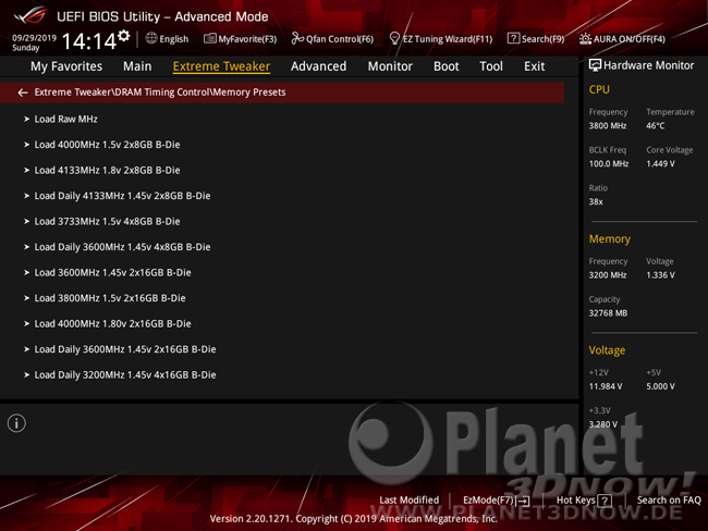 ASUS Crosshair VIII Hero (Wi-Fi): BIOS