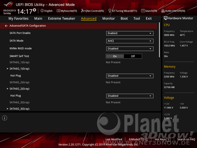 ASUS Crosshair VIII Hero (Wi-Fi): BIOS