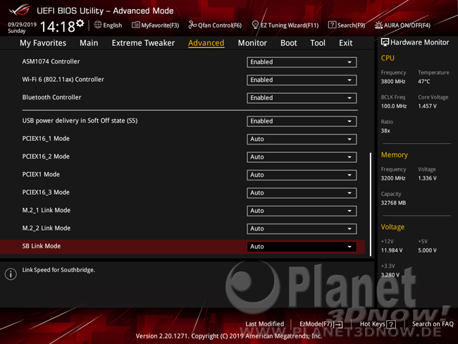 ASUS Crosshair VIII Hero (Wi-Fi): BIOS