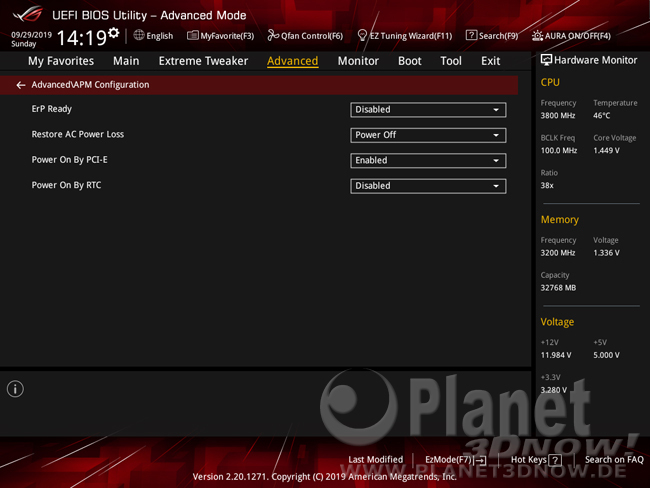 ASUS Crosshair VIII Hero (Wi-Fi): BIOS