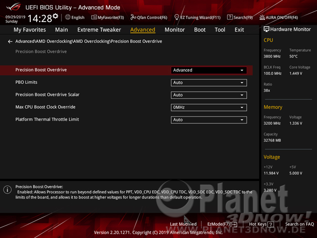 ASUS Crosshair VIII Hero (Wi-Fi): BIOS