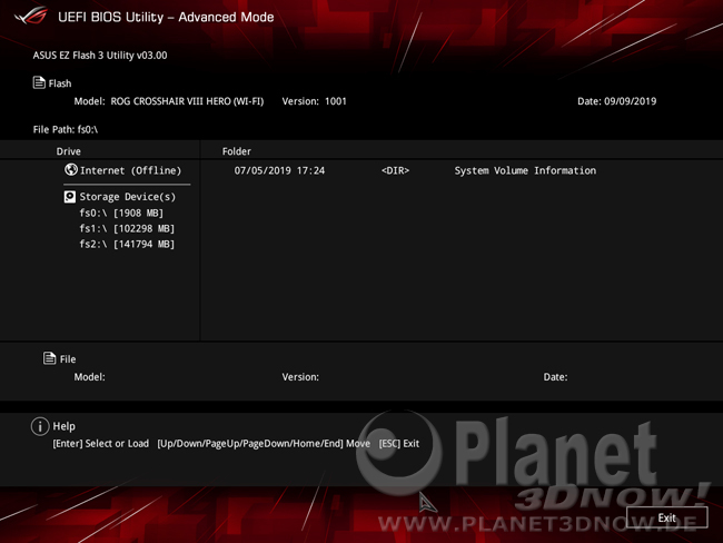 ASUS Crosshair VIII Hero (Wi-Fi): BIOS