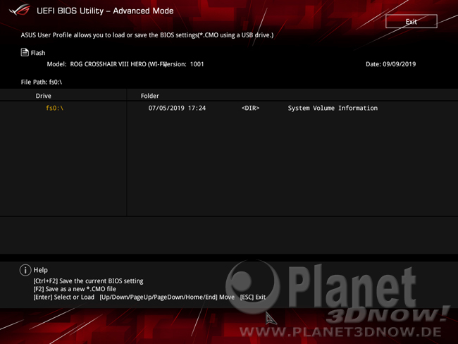 ASUS Crosshair VIII Hero (Wi-Fi): BIOS