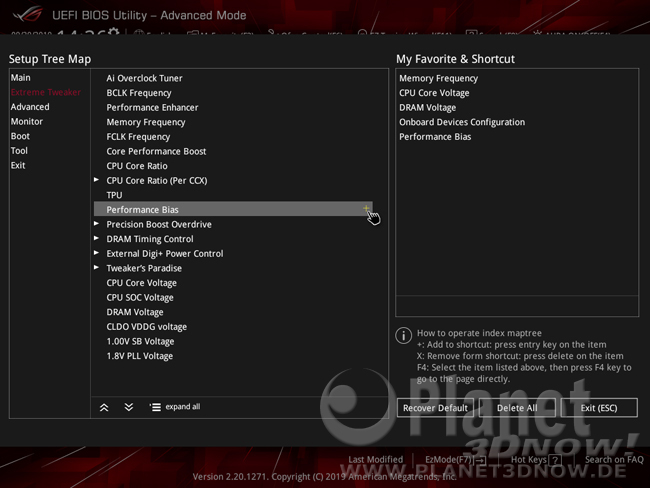 ASUS Crosshair VIII Hero (Wi-Fi): BIOS