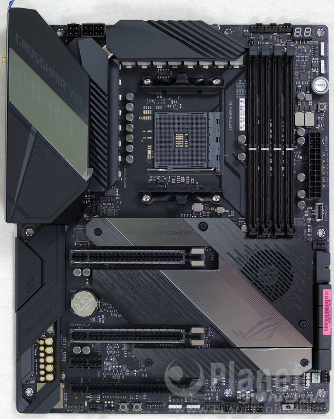 ASUS Crosshair VIII Hero (Wi-Fi): Layout