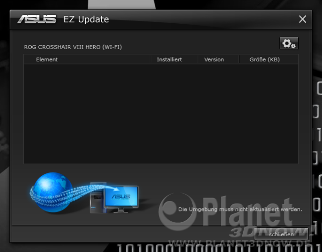 ASUS Crosshair VIII Hero (Wi-Fi): Software - EZ Update