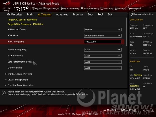 ASUS ROG Strix X670E-E Gaming WiFi: BIOS