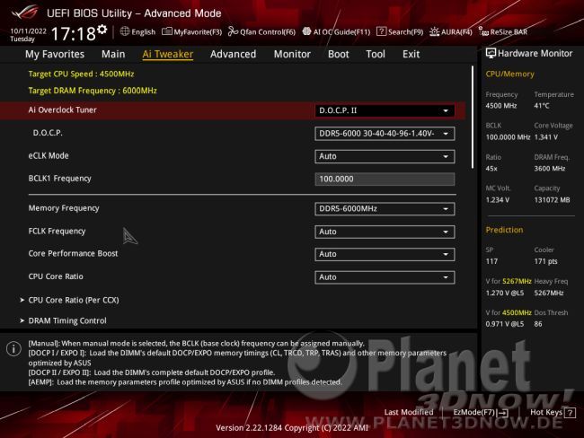 ASUS ROG Strix X670E-E Gaming WiFi: BIOS