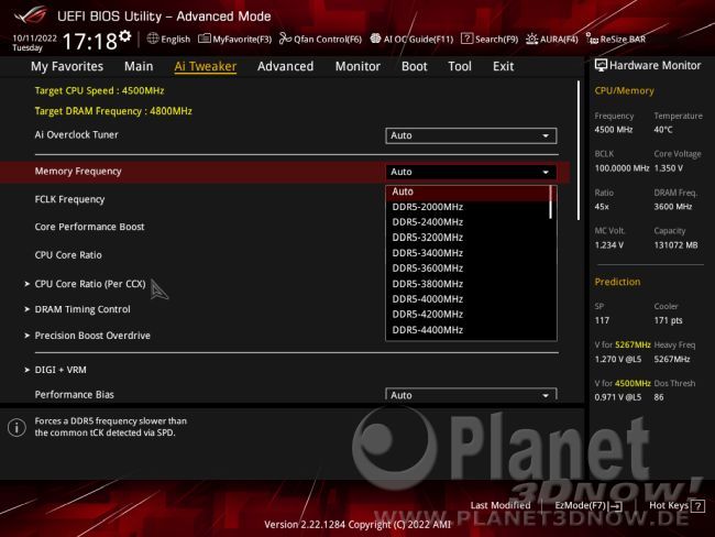 ASUS ROG Strix X670E-E Gaming WiFi: BIOS