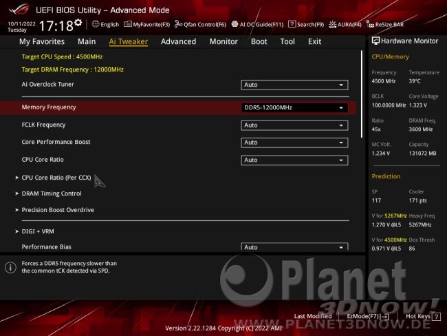 ASUS ROG Strix X670E-E Gaming WiFi: BIOS