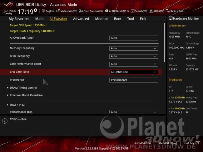 ASUS ROG Strix X670E-E Gaming WiFi: BIOS