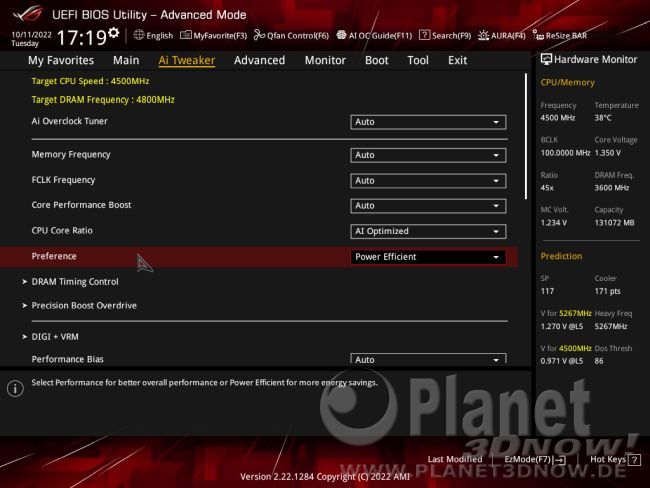 ASUS ROG Strix X670E-E Gaming WiFi: BIOS