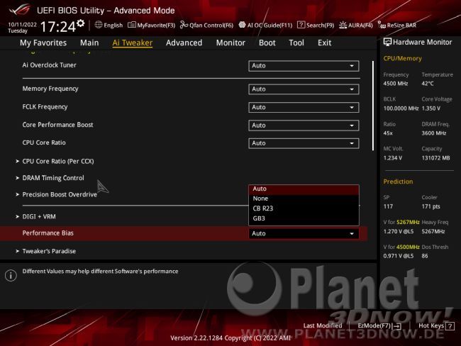 ASUS ROG Strix X670E-E Gaming WiFi: BIOS