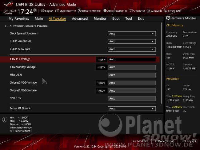 ASUS ROG Strix X670E-E Gaming WiFi: BIOS