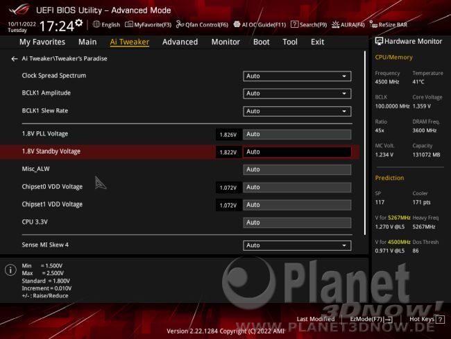 ASUS ROG Strix X670E-E Gaming WiFi: BIOS