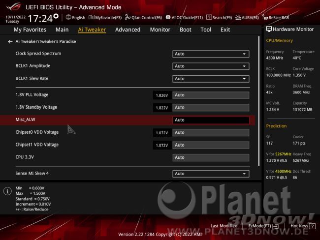 ASUS ROG Strix X670E-E Gaming WiFi: BIOS