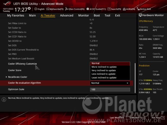 ASUS ROG Strix X670E-E Gaming WiFi: BIOS