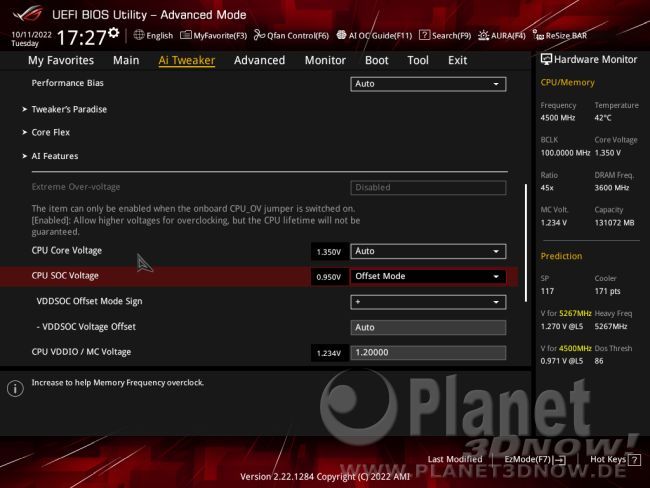 ASUS ROG Strix X670E-E Gaming WiFi: BIOS