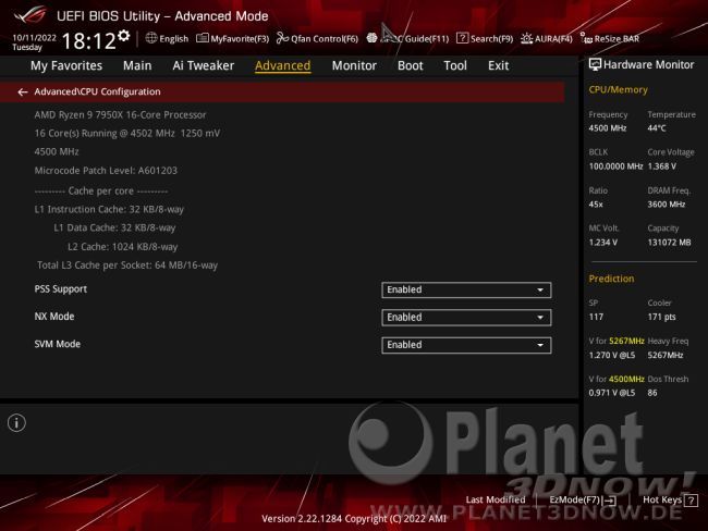 ASUS ROG Strix X670E-E Gaming WiFi: BIOS