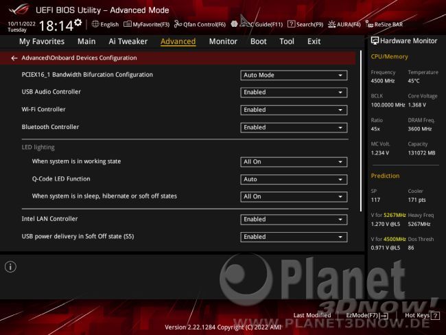 ASUS ROG Strix X670E-E Gaming WiFi: BIOS