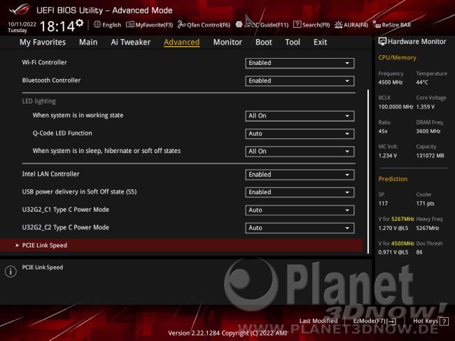 ASUS ROG Strix X670E-E Gaming WiFi: BIOS