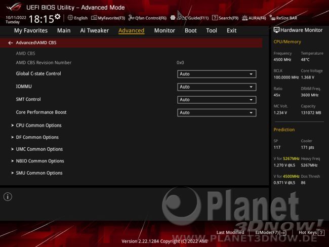 ASUS ROG Strix X670E-E Gaming WiFi: BIOS