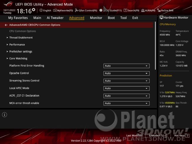 ASUS ROG Strix X670E-E Gaming WiFi: BIOS