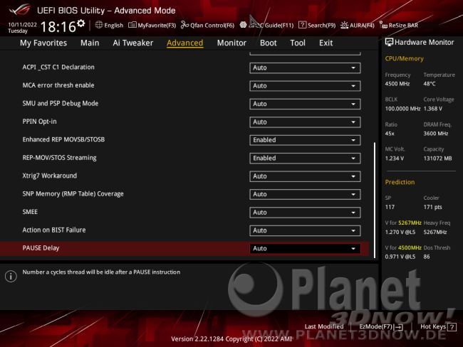 ASUS ROG Strix X670E-E Gaming WiFi: BIOS