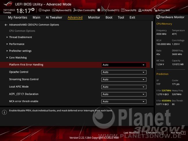 ASUS ROG Strix X670E-E Gaming WiFi: BIOS