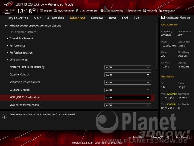 ASUS ROG Strix X670E-E Gaming WiFi: BIOS