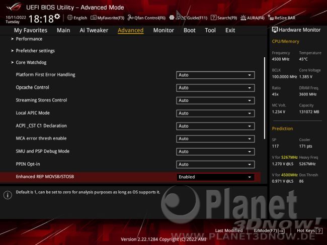 ASUS ROG Strix X670E-E Gaming WiFi: BIOS